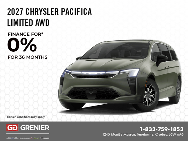 2027 Chrysler Pacifica