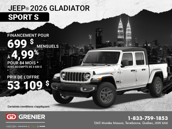 Jeep Gladiator 2026
