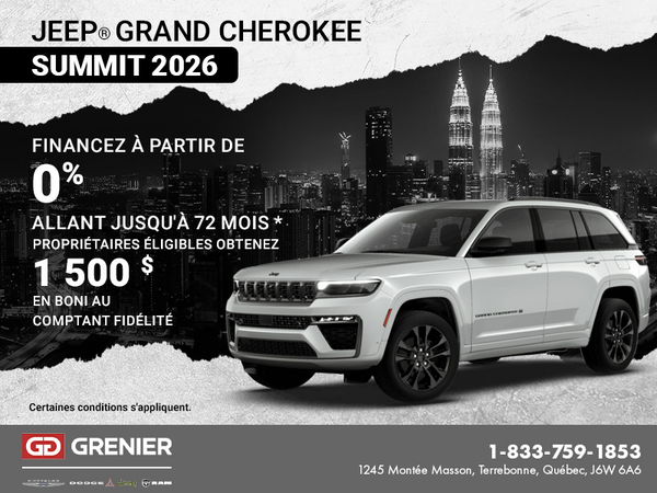 Jeep Grand Cherokee 2026