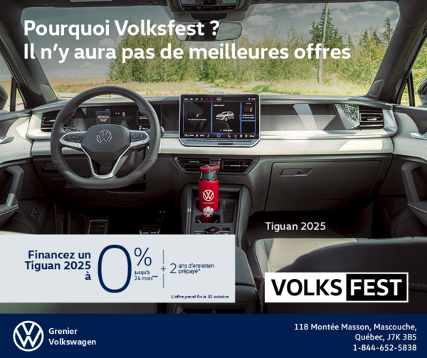 Procurez-vous le Volkswagen Tiguan 2025