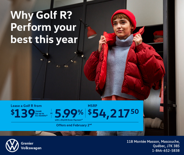 Get the 2026 Volkswagen Golf R