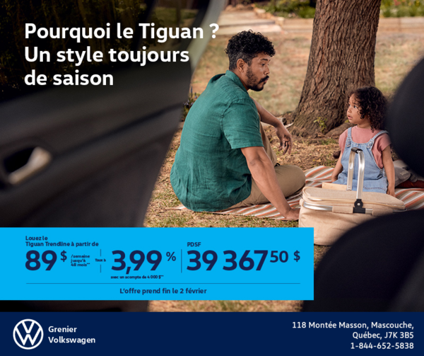 Procurez-vous le Volkswagen Tiguan 2026