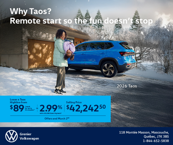 Get the 2026 Volkswagen Taos