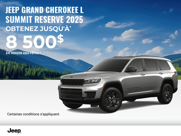 Conduisez un Jeep Grand Cherokee L 2025