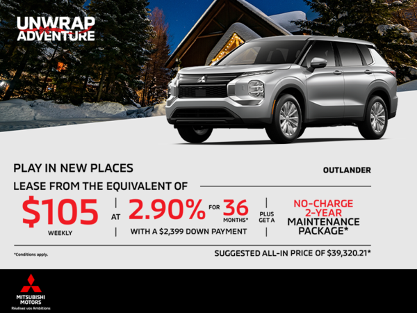 Get the 2026 Mitsubishi Outlander