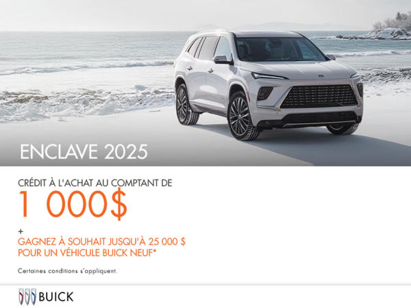 Procurez-vous le Buick Enclave 2025
