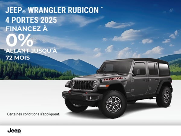 Conduisez un Jeep Wrangler 2025!