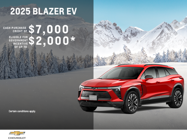Get the 2025 Chevrolet Blazer EV