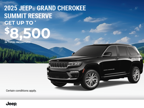Get the 2025 Jeep Grand Cherokee!