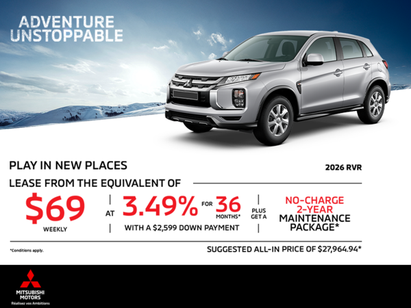 Get the 2026 Mitsubishi RVR