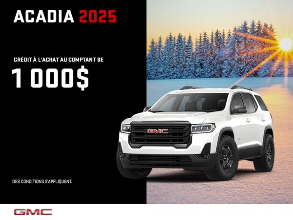 Le GMC Acadia 2025