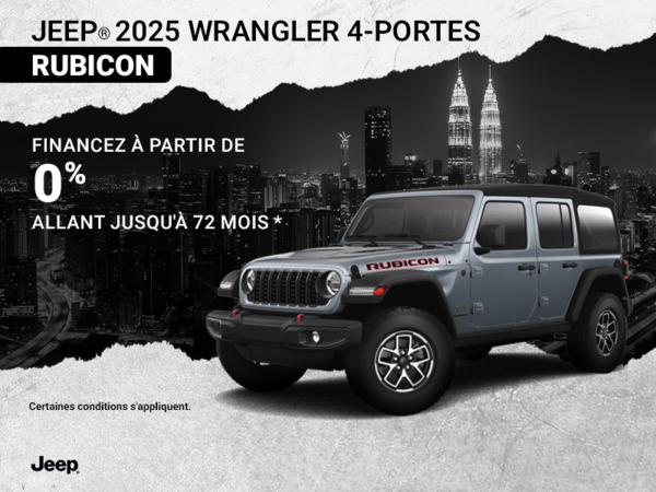 Conduisez un Jeep Wrangler 2025!