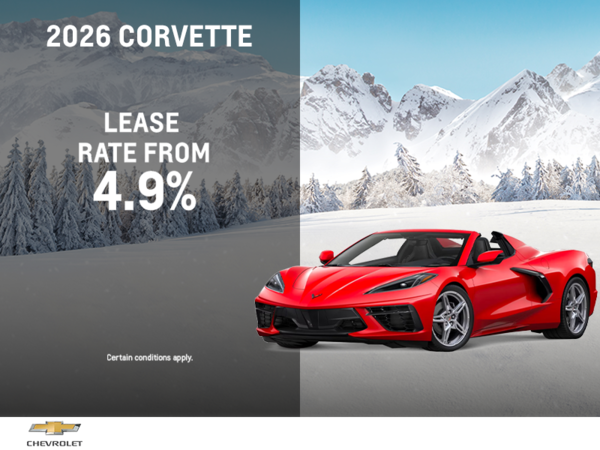 Get the 2026 Chevrolet Corvette