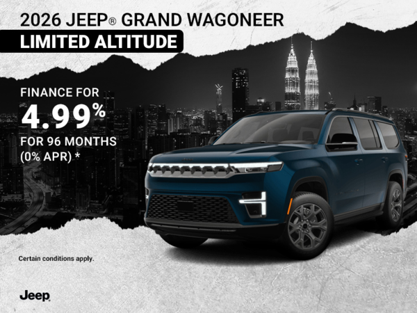 Get the 2026 Jeep Grand Wagoneer !