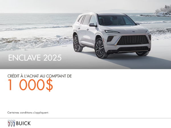 Procurez-vous le Buick Enclave 2025