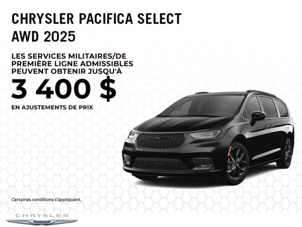 Chrysler Pacifica Select AWD 2026