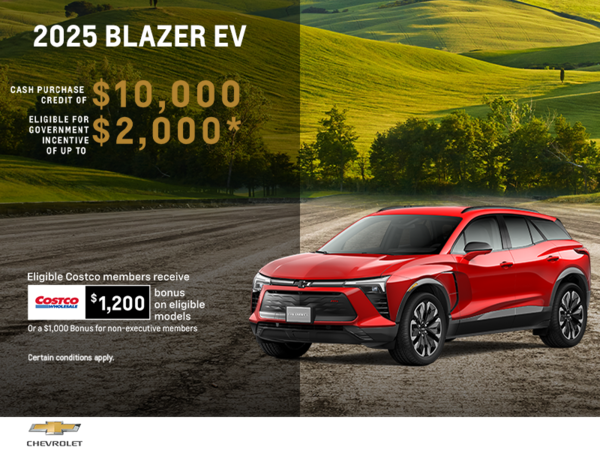 Get the 2025 Chevrolet Blazer EV