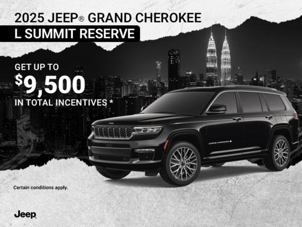 Get the 2025 Jeep Grand Cherokee L!