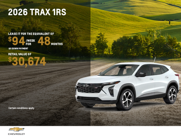 Get the 2026 Chevrolet Trax