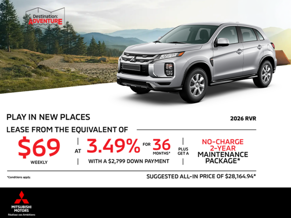 Get the 2026 Mitsubishi RVR