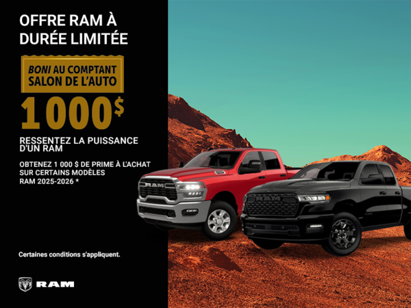 L'événement mensuel RAM