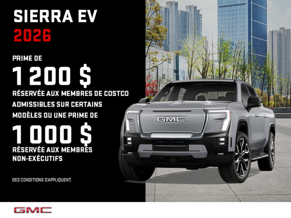 Le GMC Sierra EV 2026