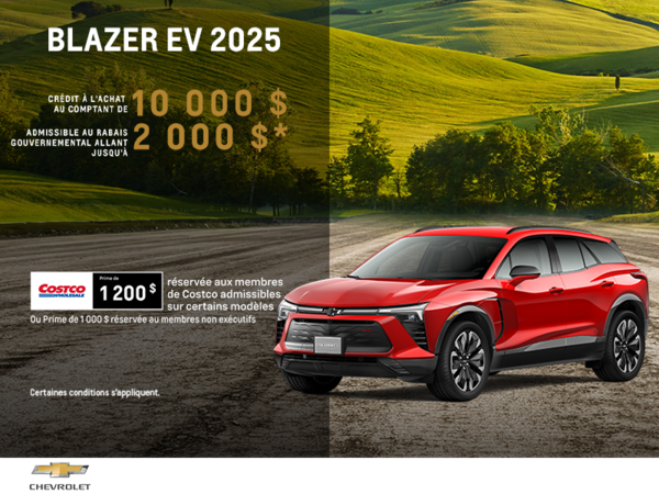 Procurez-vous le Chevrolet Blazer EV 2025
