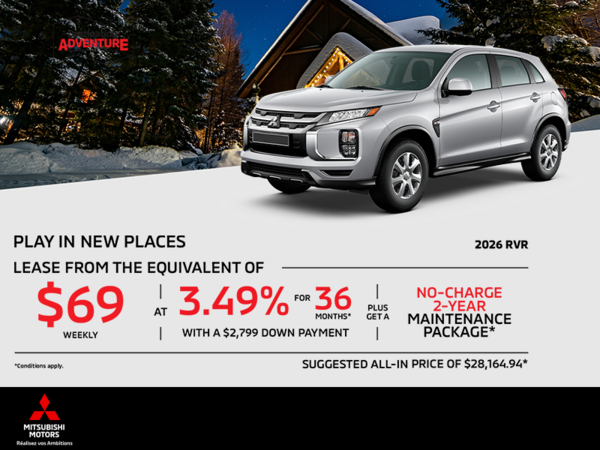 Get the 2026 Mitsubishi RVR