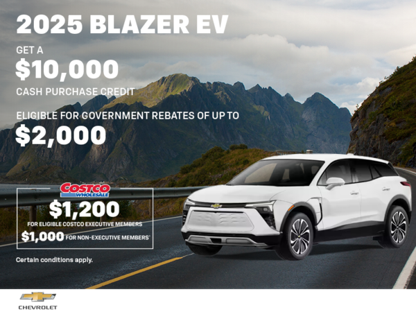 Get the 2025 Chevrolet Blazer EV