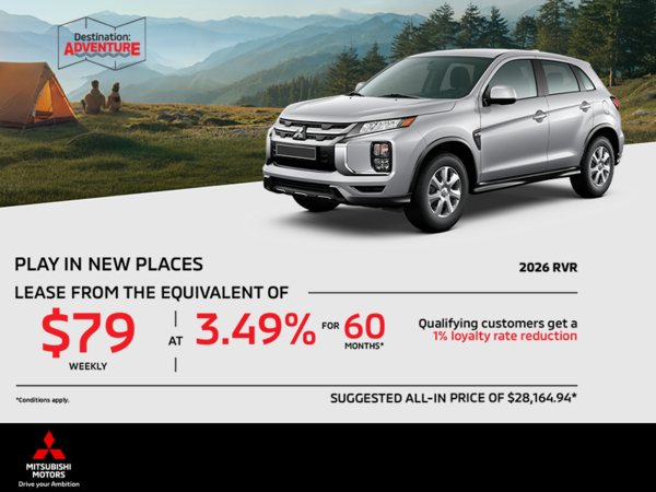 Get the 2026 Mitsubishi RVR