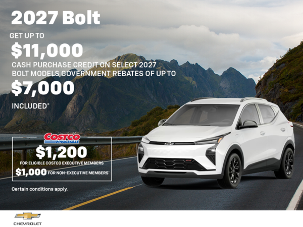 Get the 2027 Chevrolet Bolt