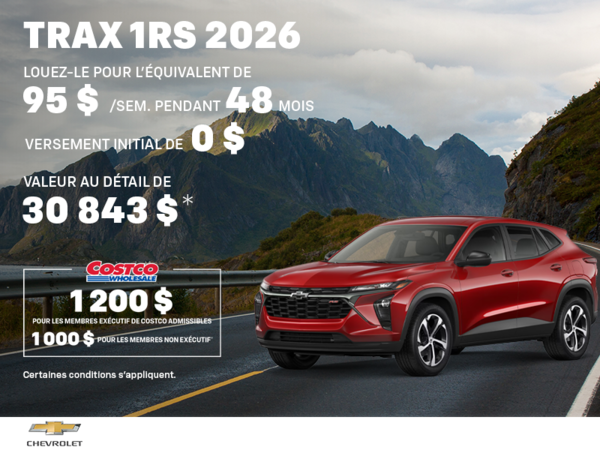 Le Chevrolet Trax 2026