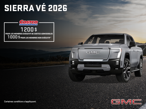 Le GMC Sierra VÉ 2026