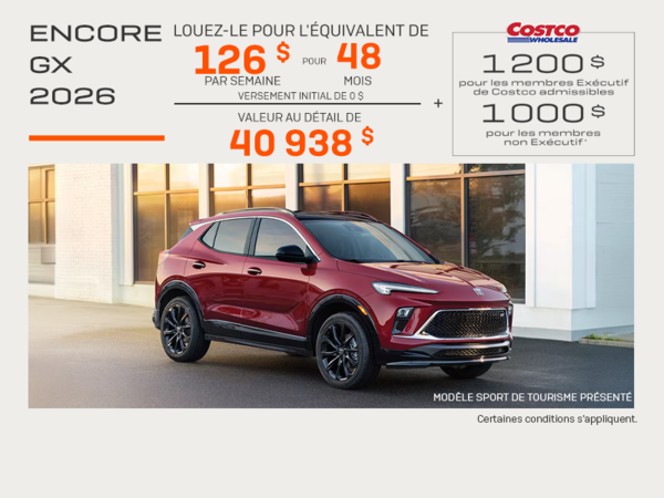 Procurez-vous le Buick Encore GX 2026