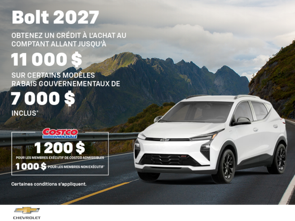 Procurez-vous le Chevrolet Bolt 2027