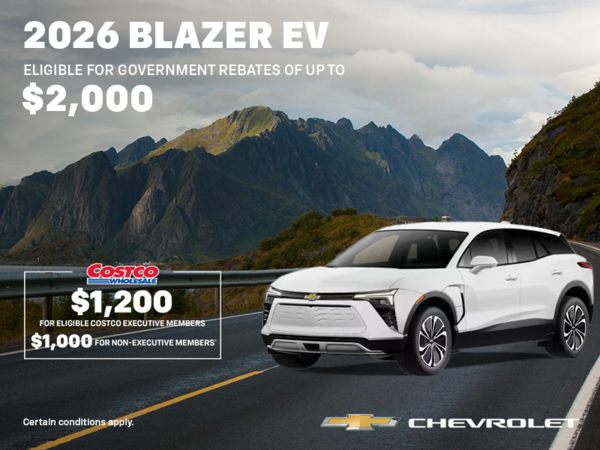 Get the 2026 Chevrolet Blazer EV