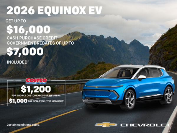 Get the 2026 Chevrolet Equinox EV