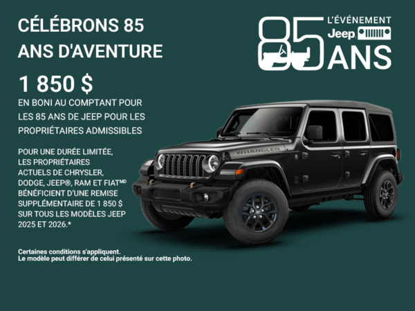 L'événement mensuel de Jeep