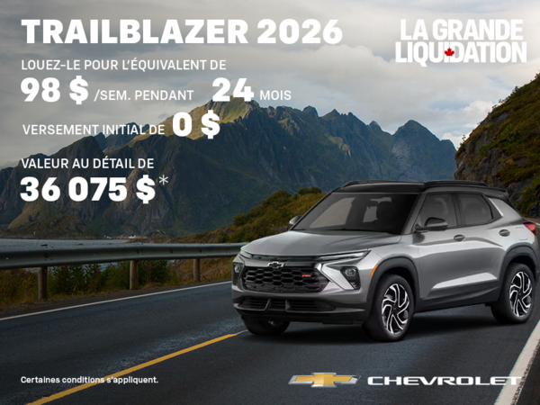 Chevrolet Trailblazer 2026