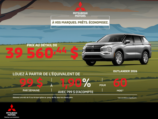Mitsubishi Outlander 2026