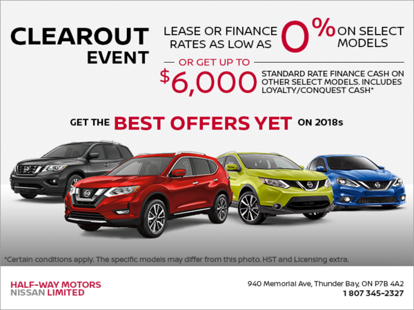 The Nissan Clearout Event!