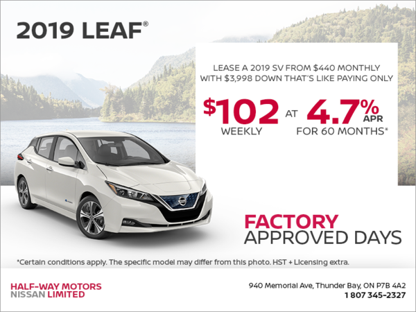 2019 Nissan Leaf S Plus Starting At 4243222 Half Way Motors Nissan