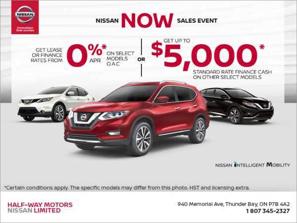 Nissan Now Sales Event!