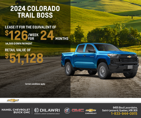 Get the 2024 Chevrolet Colorado