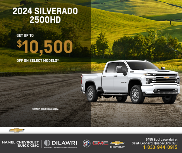 Get the 2024 Chevrolet Silverado 2500HD