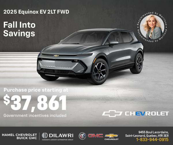 Get the 2025 Chevrolet Equinox EV