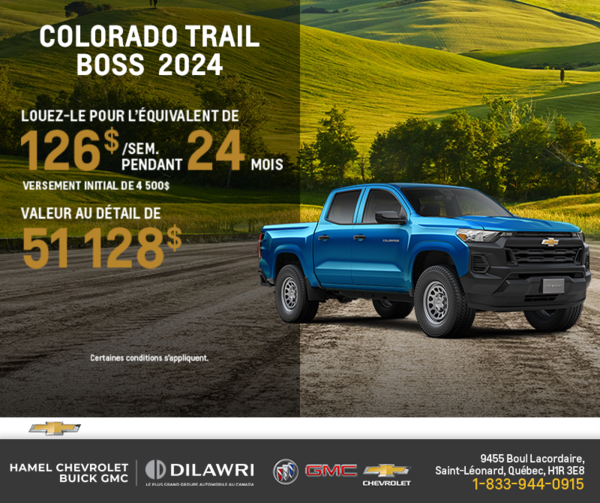 Le Chevrolet Colorado 2024