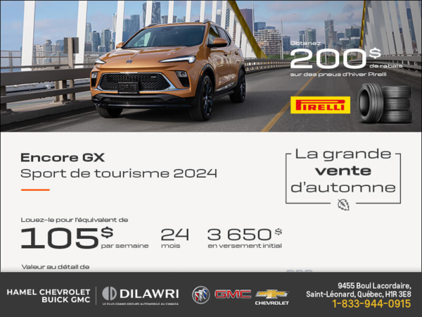 Procurez-vous le Buick Encore GX 2024