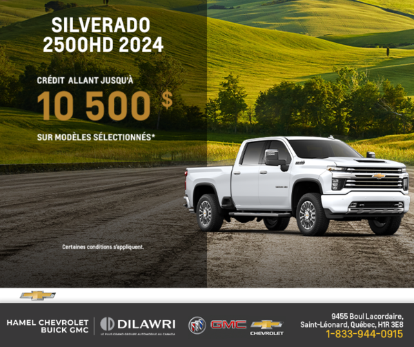 Procurez-vous le Chevrolet Silverado 2500HD 2024