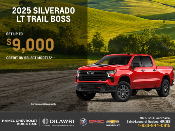 Get the 2025 Chevrolet Silverado 1500 LT Trail Boss